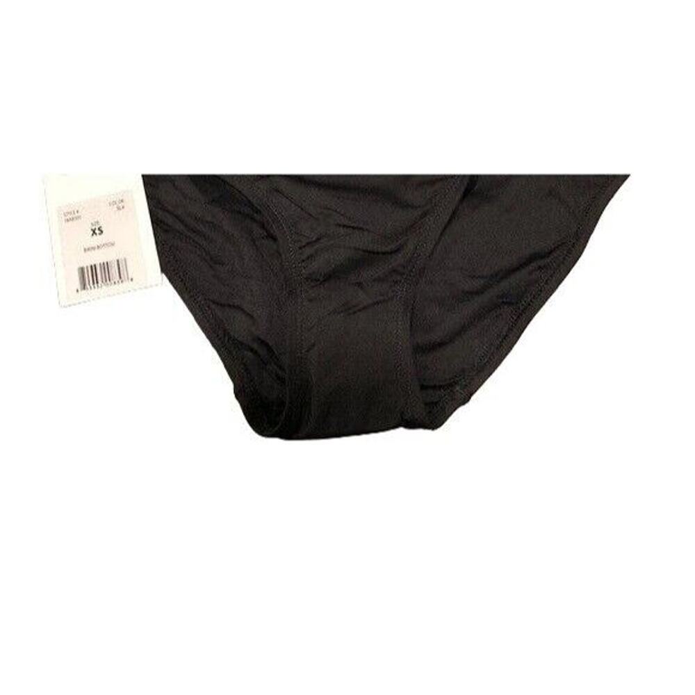 NWT Andie Swim The Bikini Bottom Medium Coverage Leg Cut Low Rise XS Black #3748 - Picture 4 of 15